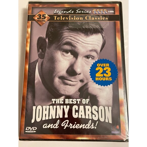 Best of Johnny Carson and Friends 35 Episodes 4 DVDs BRAND NEW SEALED - Picture 1 of 3